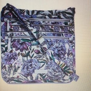Vera Bradley Iconic Triple-Zip Small Hipster Bag